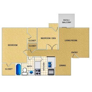 Unit 3902 floor plan